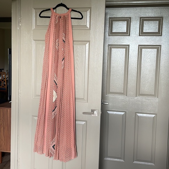 Anthropologie Nikita Mhaisalkar Abstract Halter Maxi Dress - Picture 11 of 14